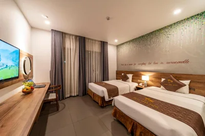 Camera Standard con due letti singoli — Thanh Long Hotel - Tra Khuc