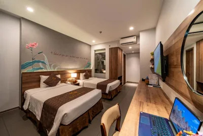 Camera Superior con due letti singoli — Thanh Long Hotel - Tra Khuc